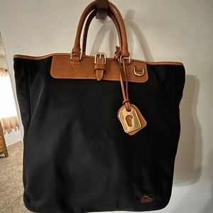 Dooney and Bourke black nylon large bag